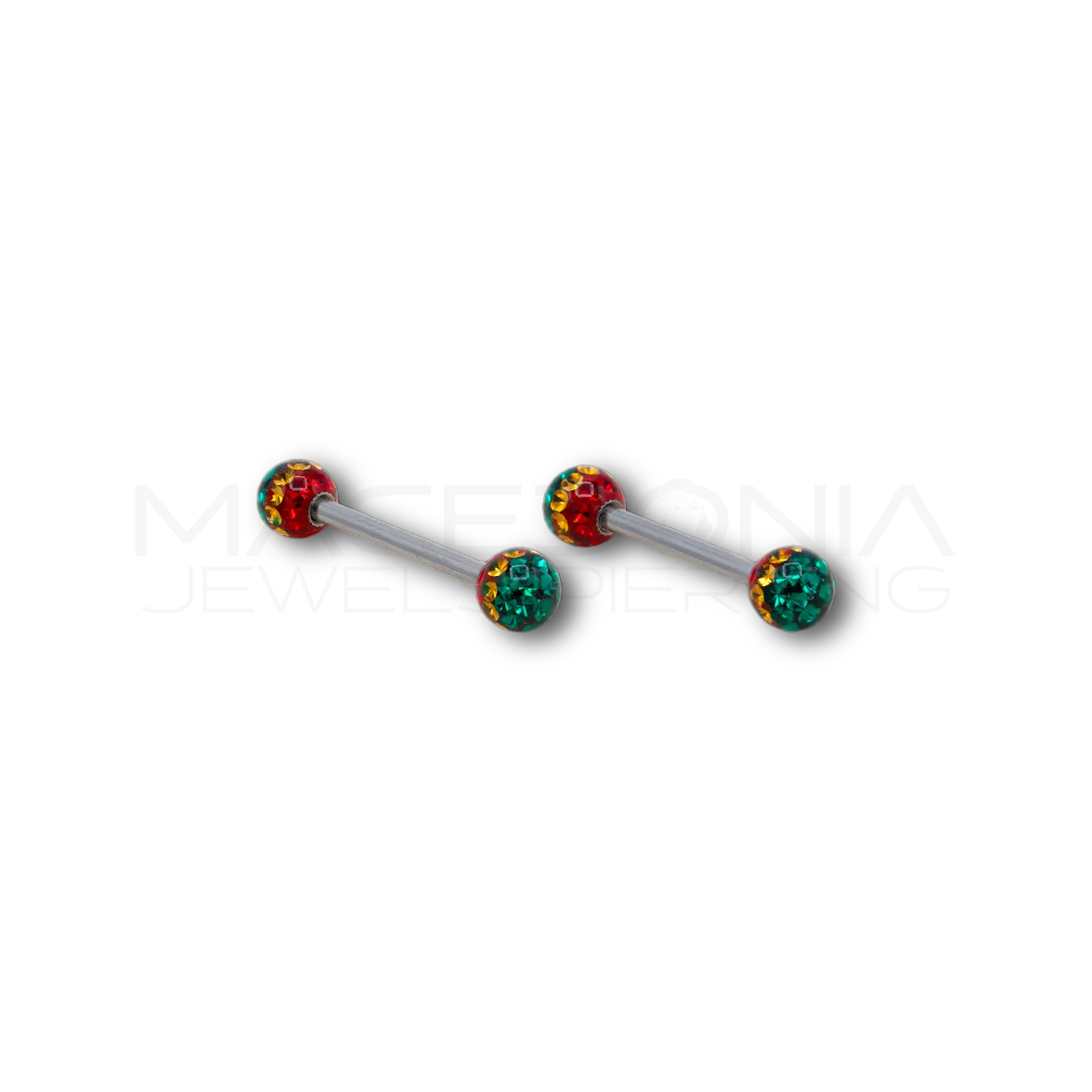 PIERCING CON PALLINA GLITTERATA JAMAICA