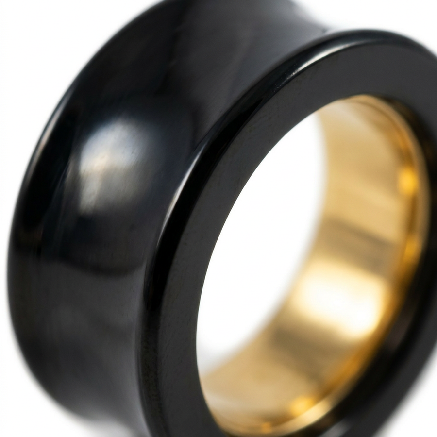 Dilatatore in legno e Acciaio Inox - Piercing per Lobo