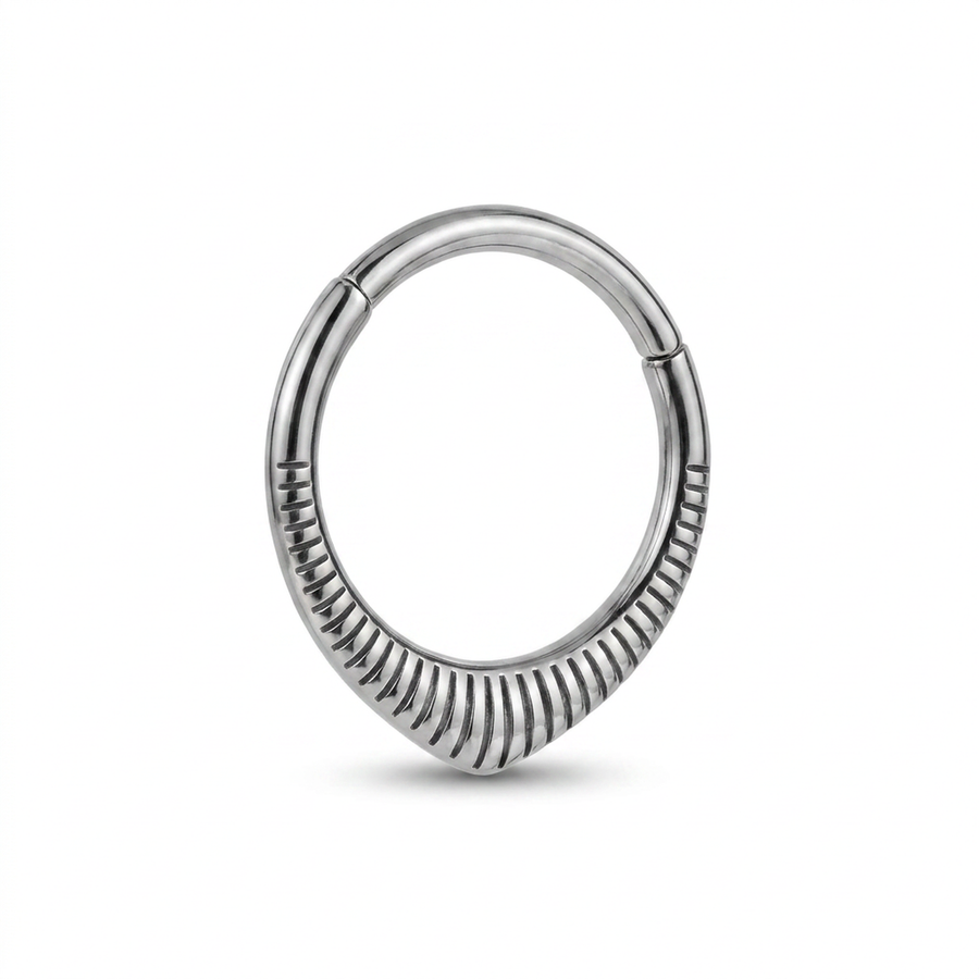 Cerchietto a punta in Acciaio Chirurgico 316L - Piercing per lobo, helix, daith, septum