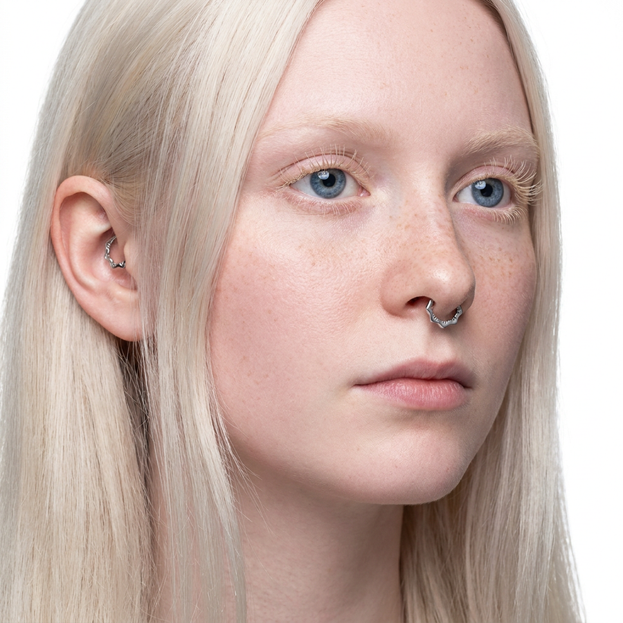 Cerchietto in Acciaio Chirurgico 316L - Piercing per lobo, helix, daith, septum
