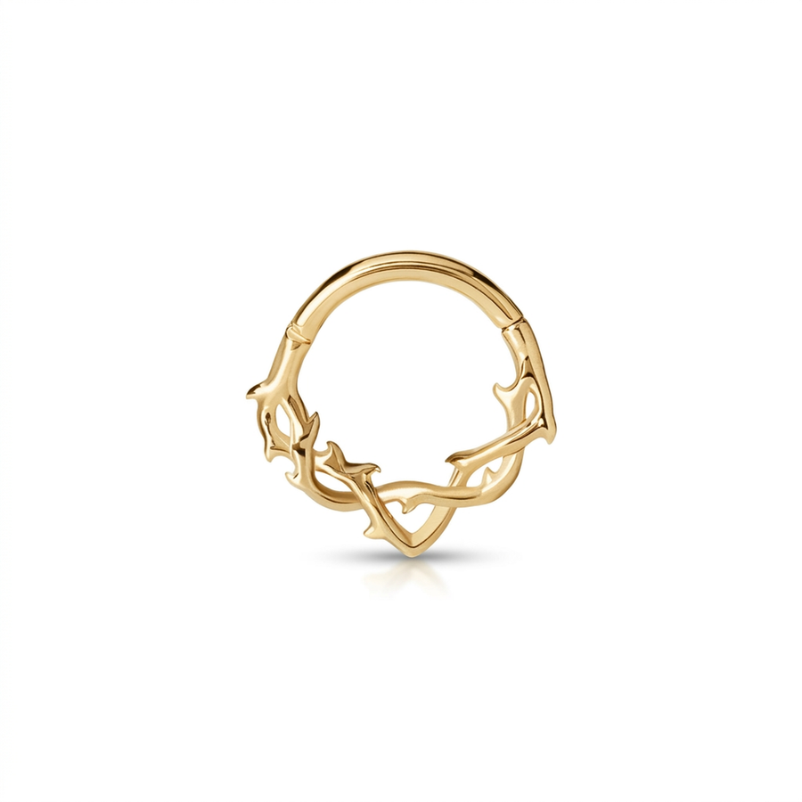 Piercing con intreccio in Acciaio Chirurgico 316L - Piercing per lobo, helix, daith, septum