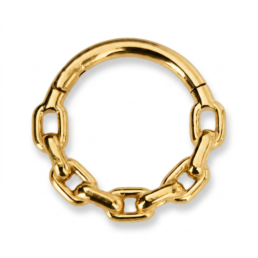 Piercing con catena in Acciaio Chirurgico 316L - Piercing per lobo, helix, daith, septum