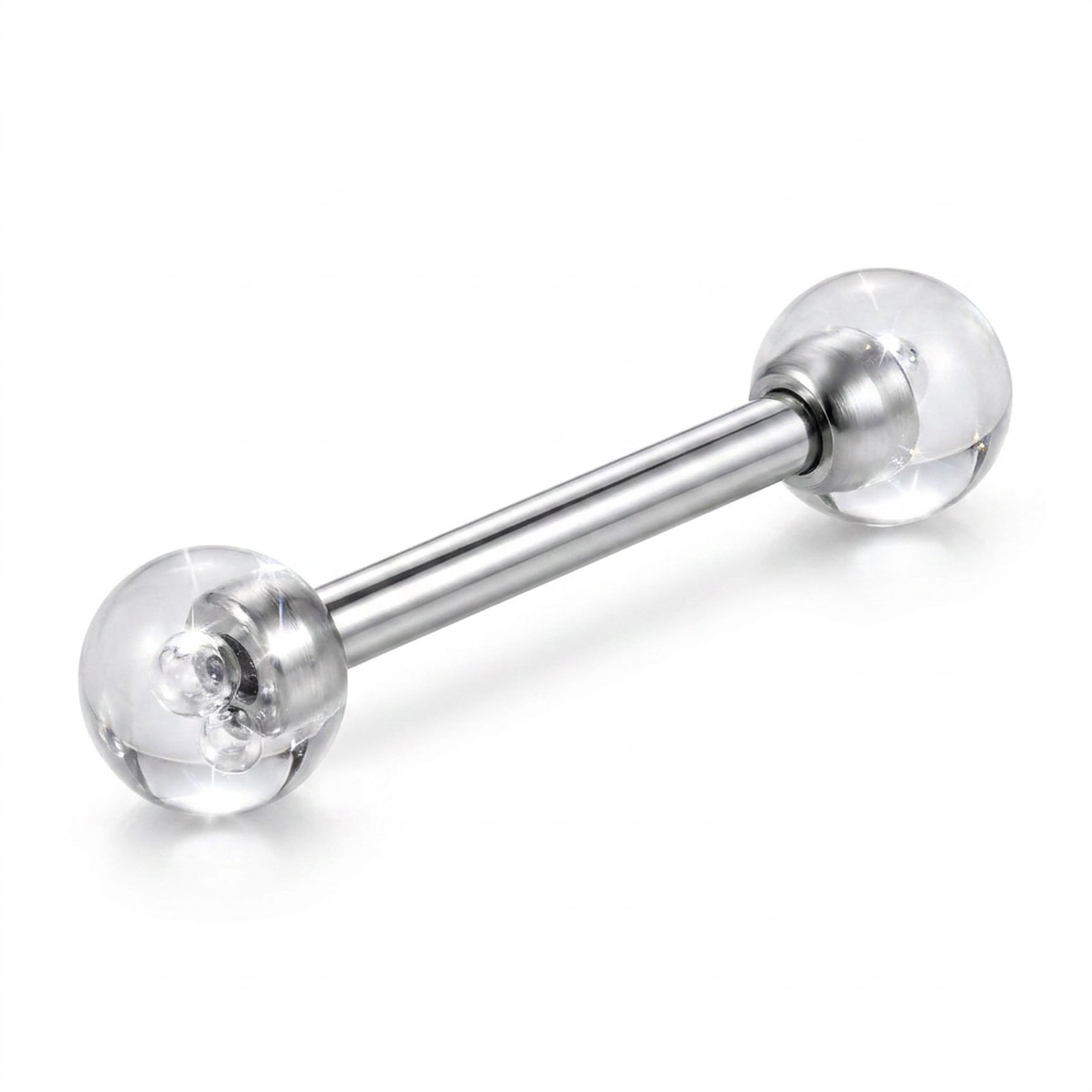 Piercing con palline in pietra in Acciaio Chirurgico 316L - Piercing per Nipple