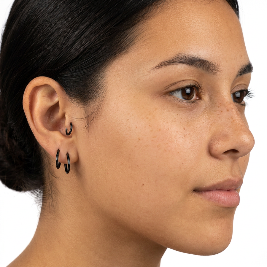 Cerchietto in Acciaio Chirurgico 316L - Piercing per orecchio, naso, labbra, sopracciglio