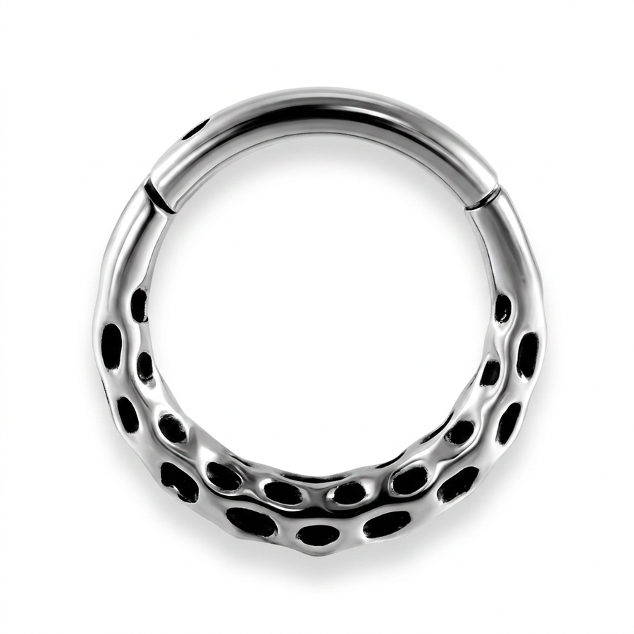 Piercing pitonato in Acciaio Chirurgico 316L - Piercing per lobo, helix, daith, septum