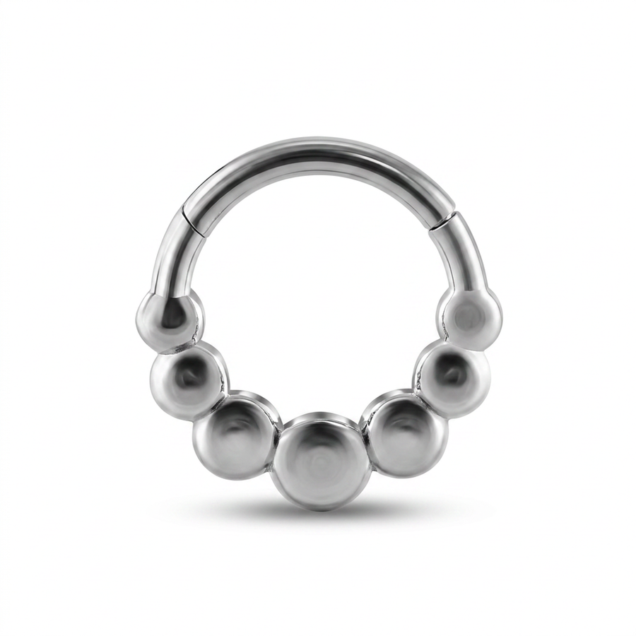 Piercing con sfere in Acciaio Chirurgico 316L - Piercing per lobo, helix, daith, septum