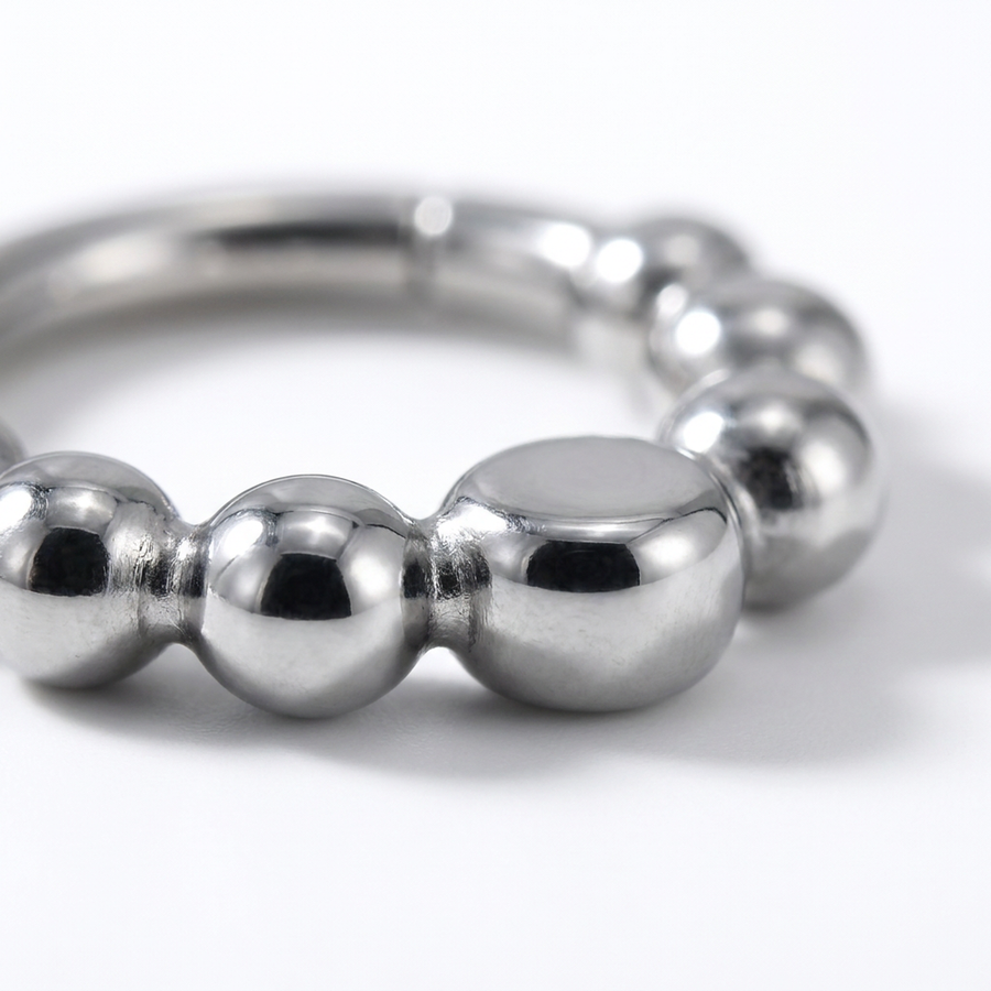 Piercing con sfere in Acciaio Chirurgico 316L - Piercing per lobo, helix, daith, septum