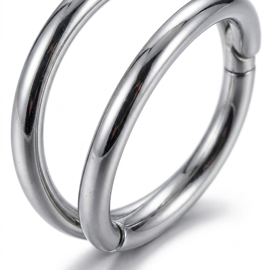 Piercing cerchietto in acciaio chirurgico 316L - Piercing per naso