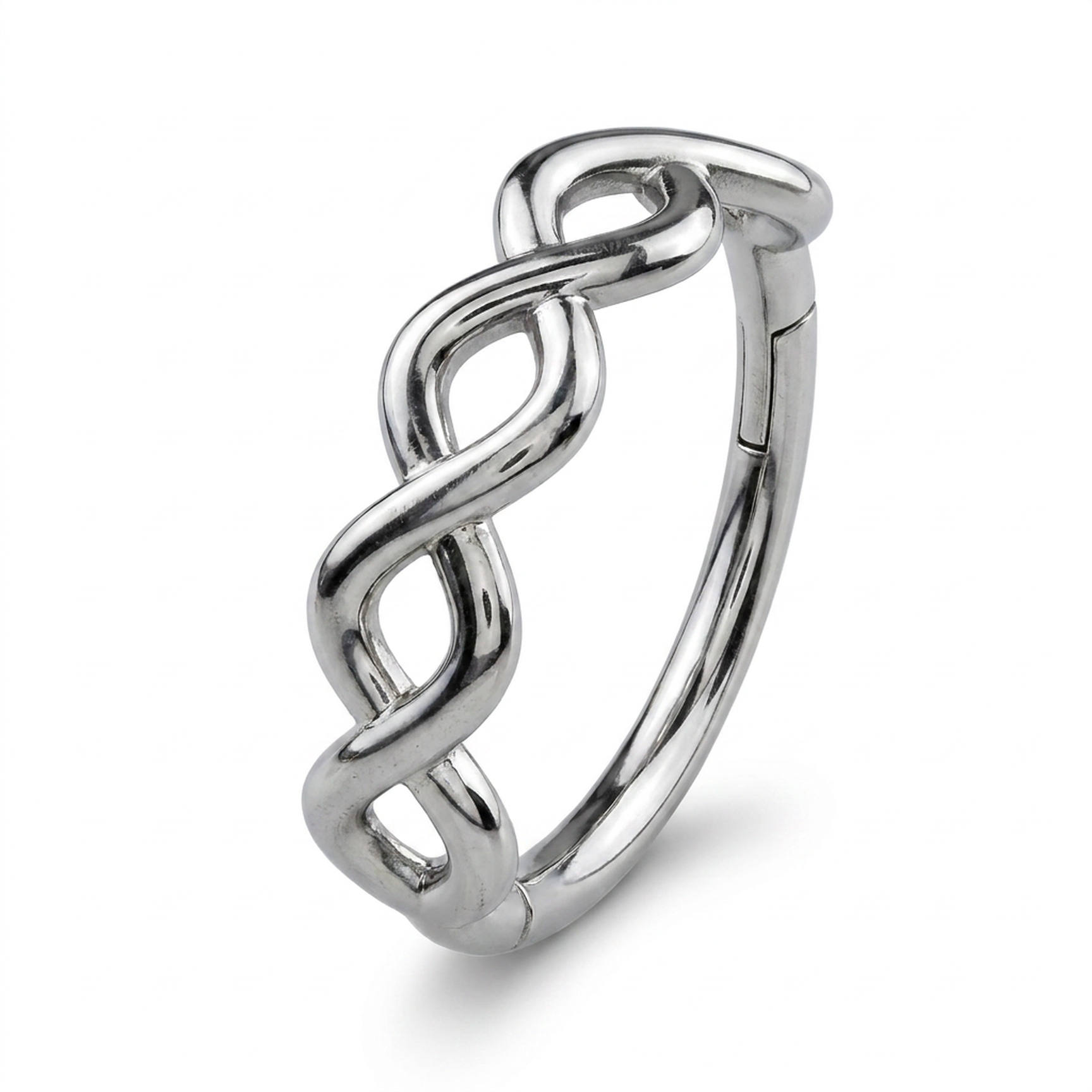Cerchietto con infinito in Acciaio Chirurgico 316L - Piercing per lobo, helix, forward helix, conch, tragus, antitragus, rook