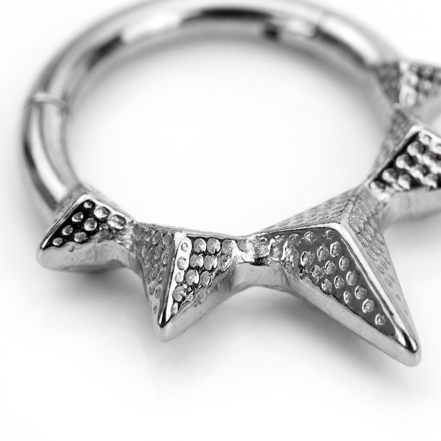 Piercing con punte in Acciaio Chirurgico 316L - Piercing per lobo, helix, daith, septum