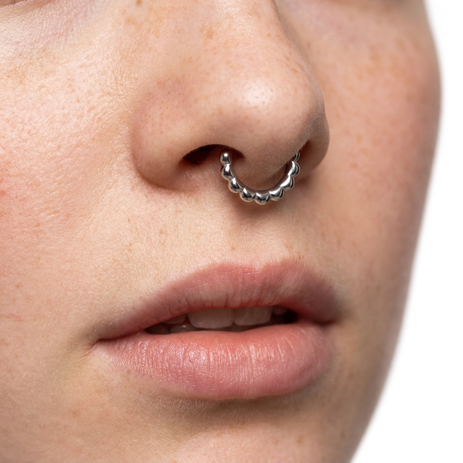Piercing con palline in Acciaio Chirurgico 316L - Piercing per lobo, helix, daith, septum