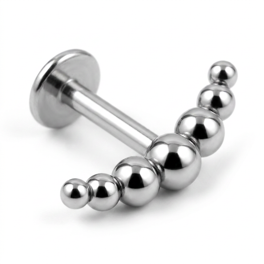 Piercing con palline in Acciaio Chirurgico 316L - Piercing per lobo, helix, forward helix, conch, flat, tragus