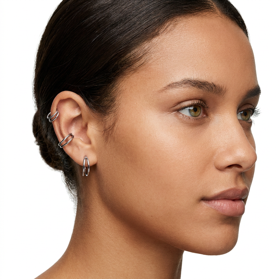 Piercing cerchietto in acciaio chirurgico 316L - Piercing per naso