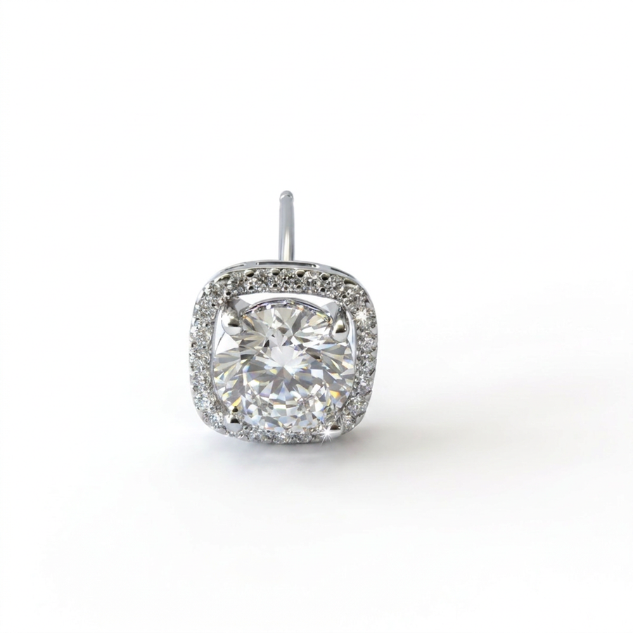 Brillantino in Argento 925 - Orecchino per lobo