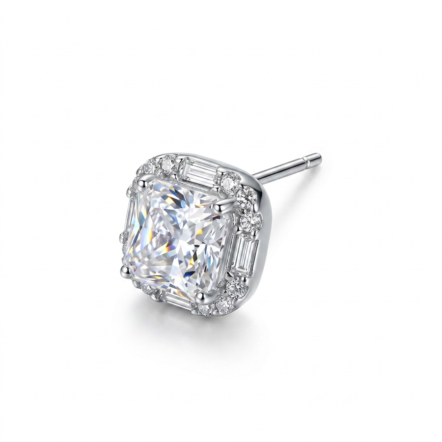 Brillantino in Argento 925 - Orecchino per lobo