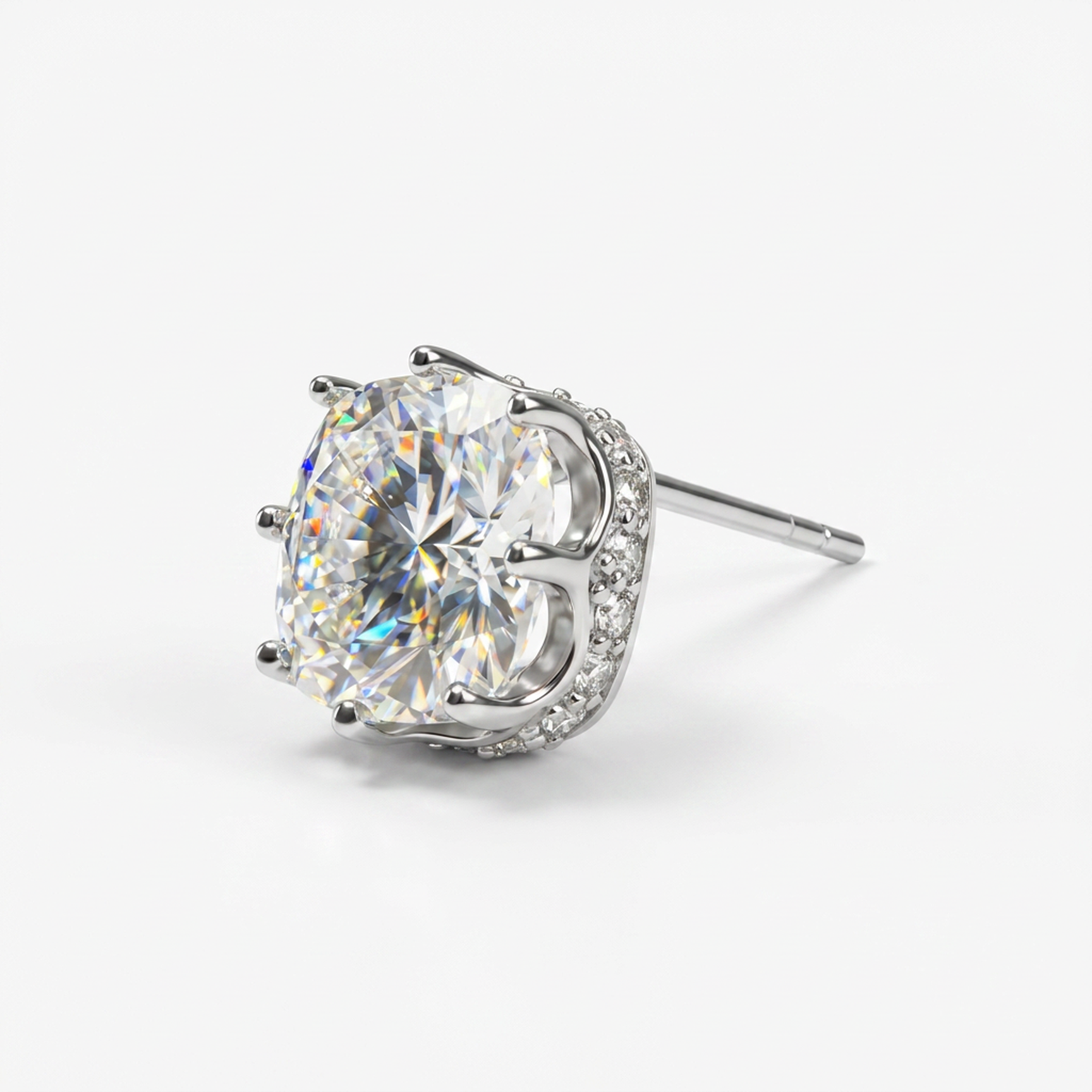 Brillantino in Argento 925 - Orecchino per lobo