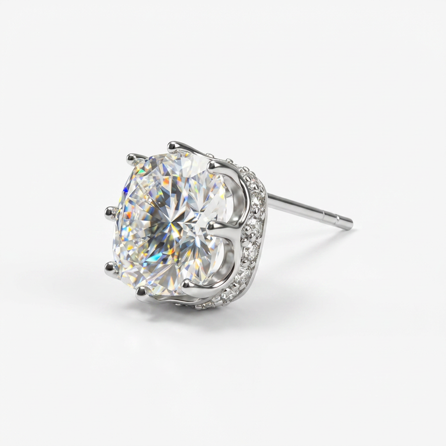 Brillantino in Argento 925 - Orecchino per lobo
