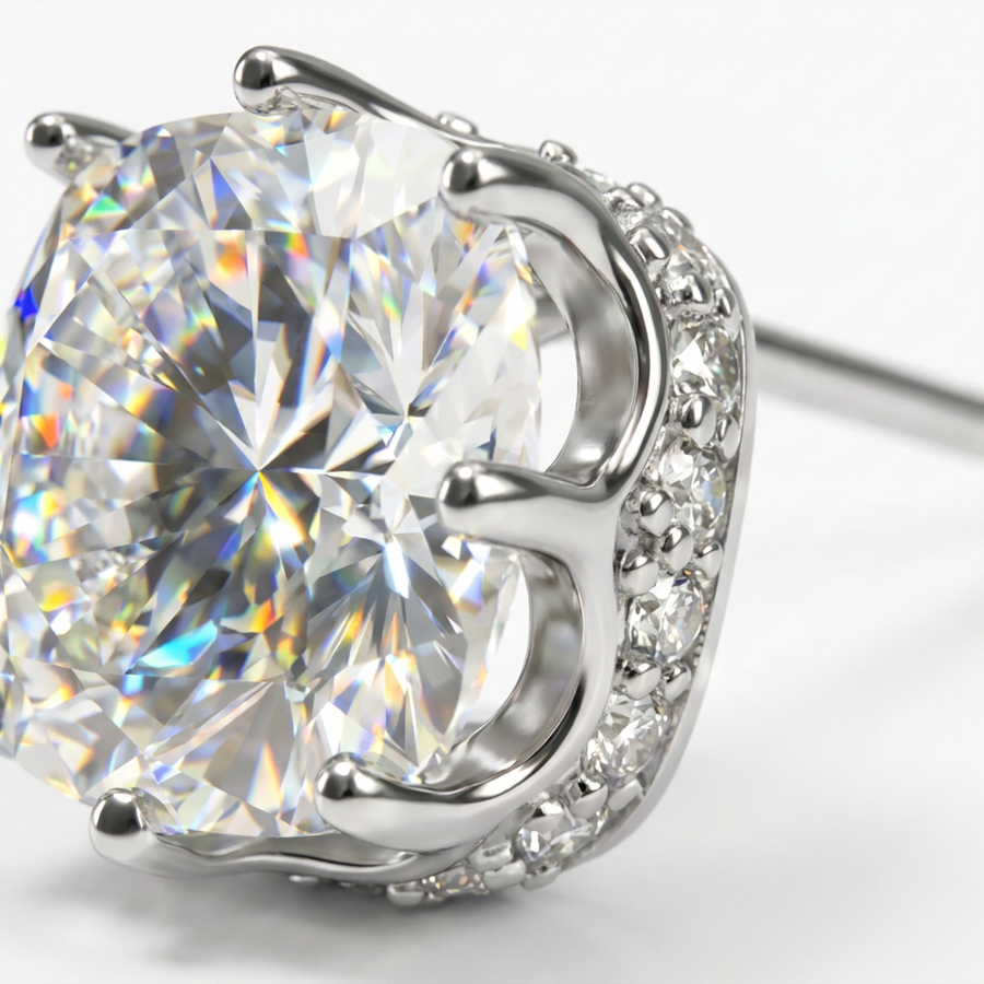 Brillantino in Argento 925 - Orecchino per lobo