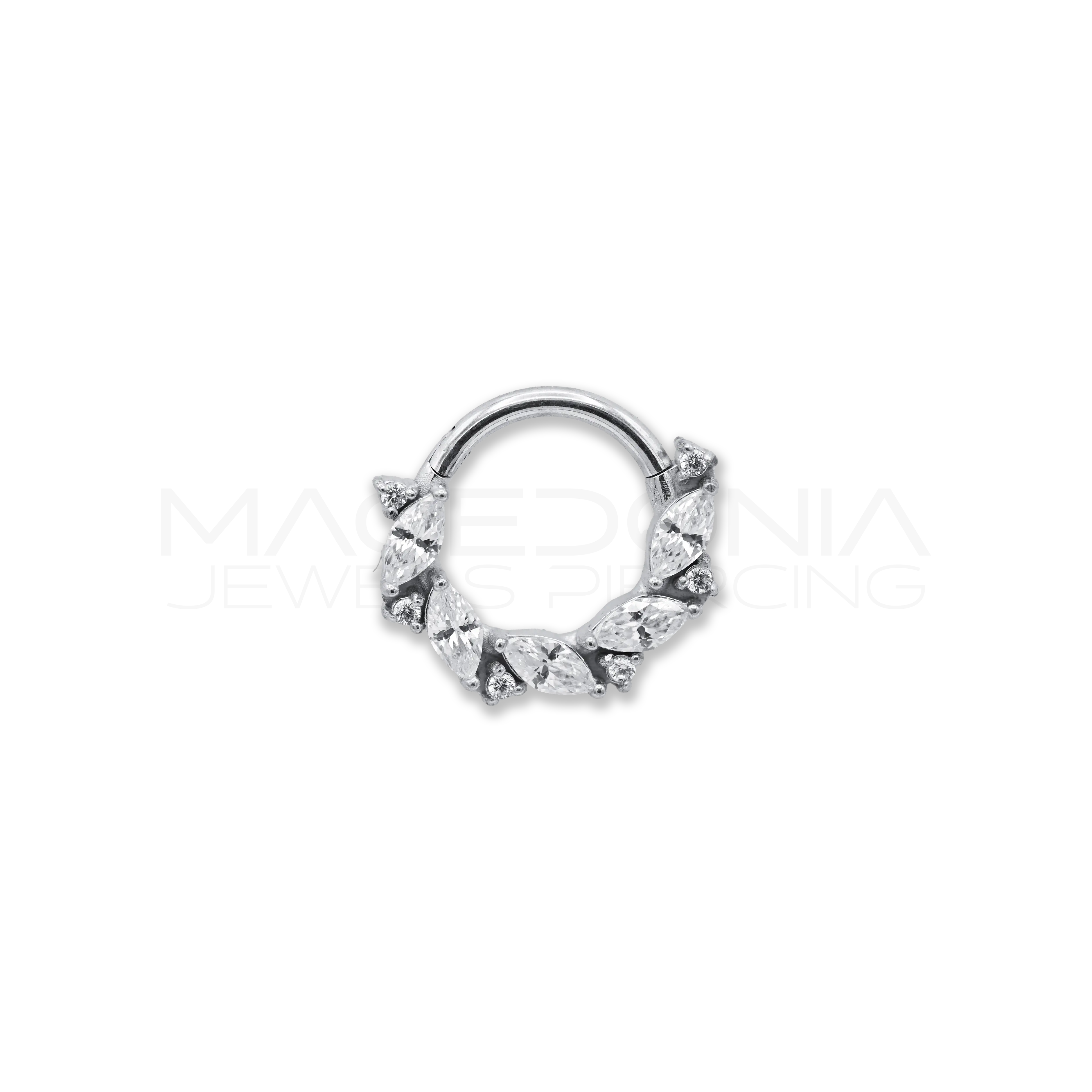 CERCHIETTO CON CORONA DI ZIRCONI INCASTONATI