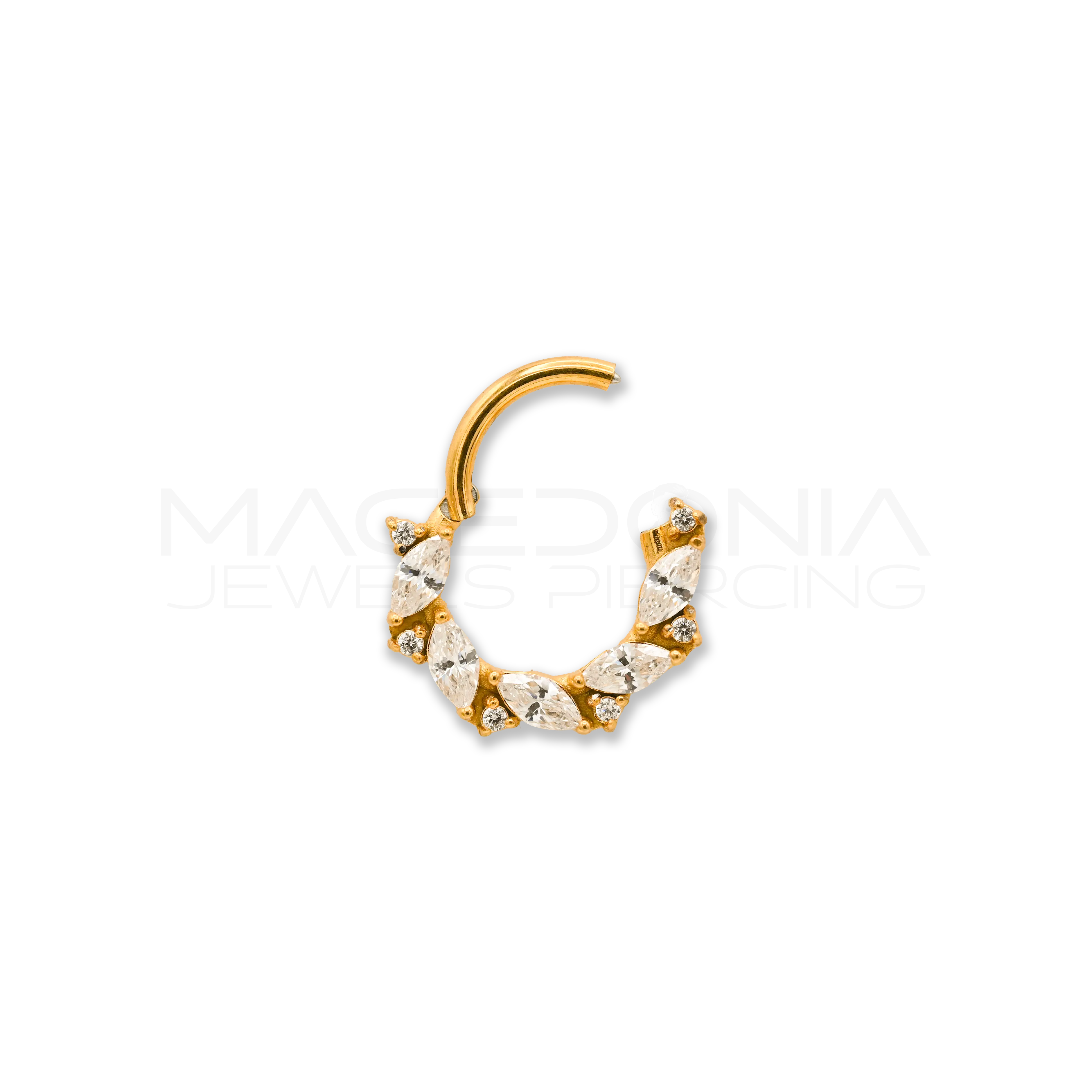 CERCHIETTO CON CORONA DI ZIRCONI INCASTONATI