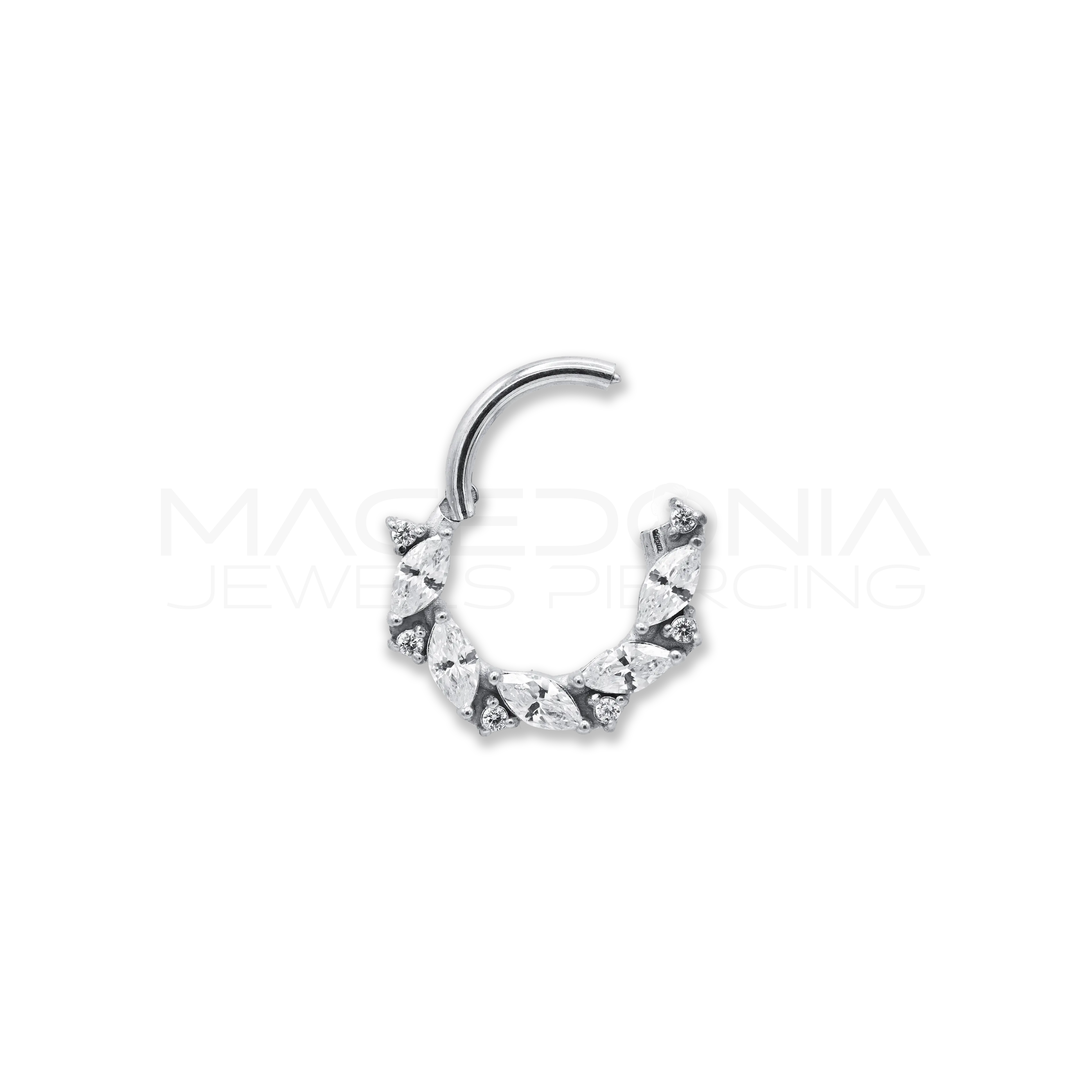 CERCHIETTO CON CORONA DI ZIRCONI INCASTONATI