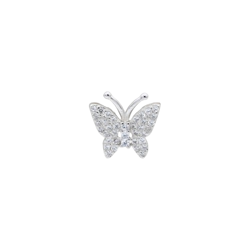 ORECCHINO CON FARFALLA ZIRCONATA