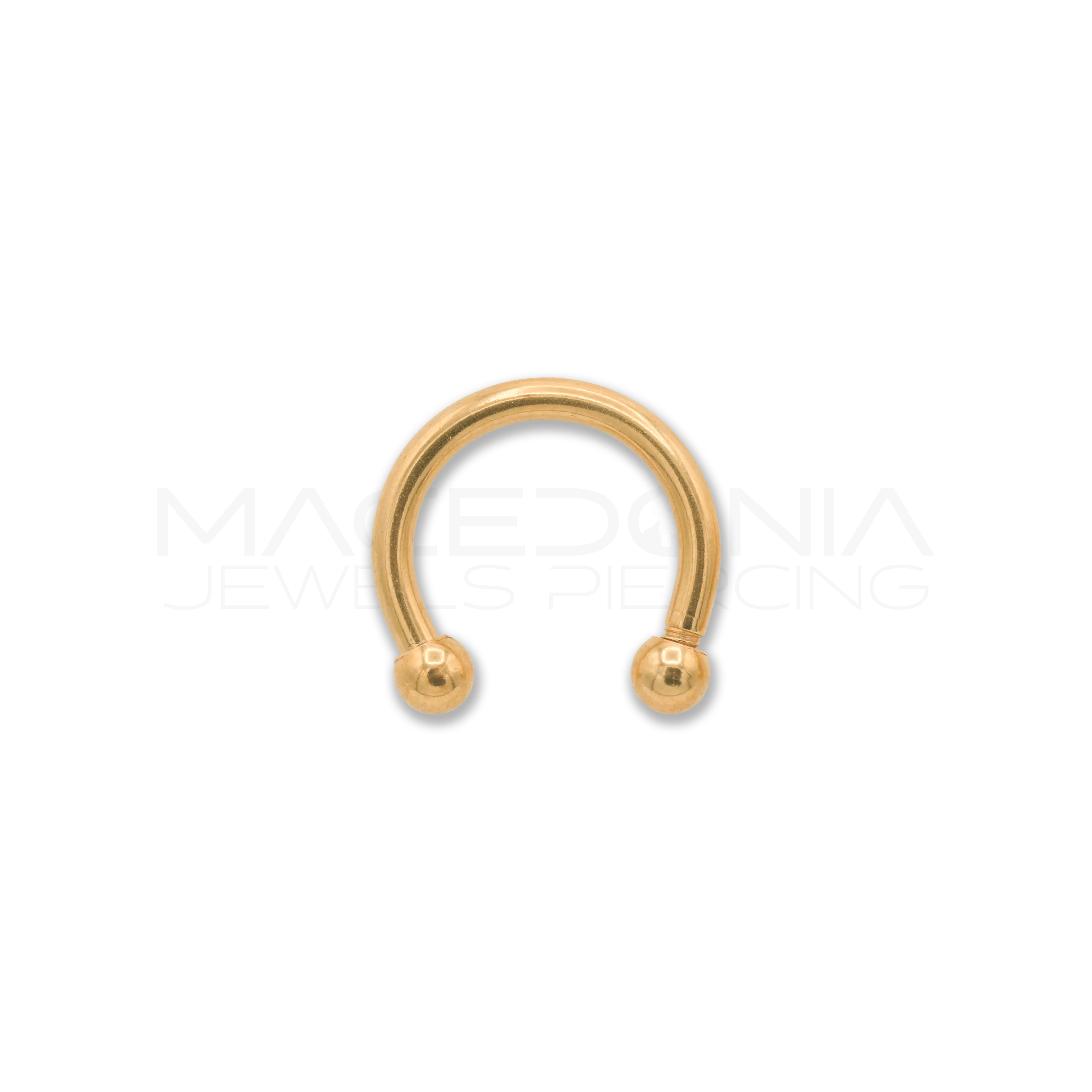 PIERCING ORO CON PALLINE