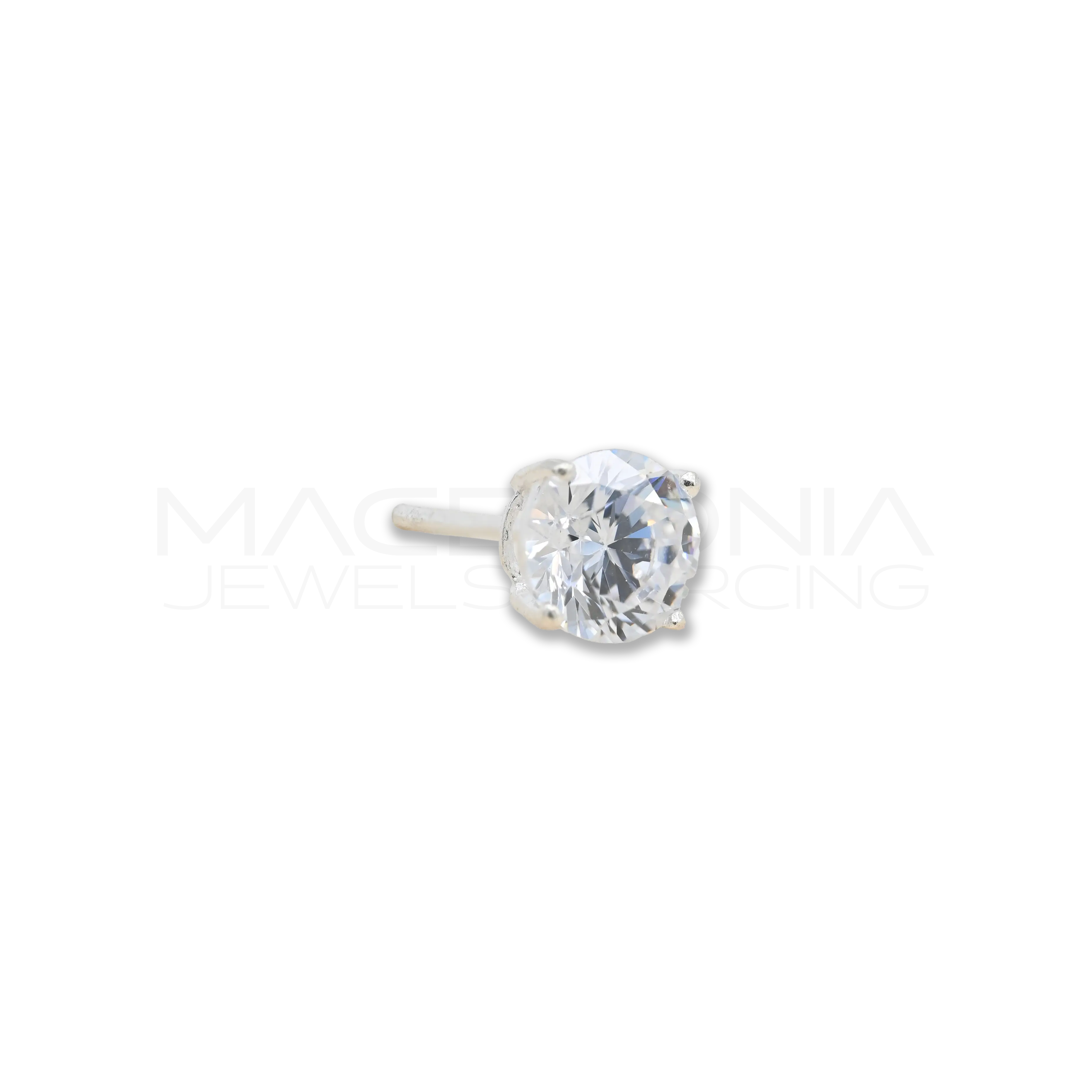 ORECCHINO CON ZIRCONE ARGENTO 925