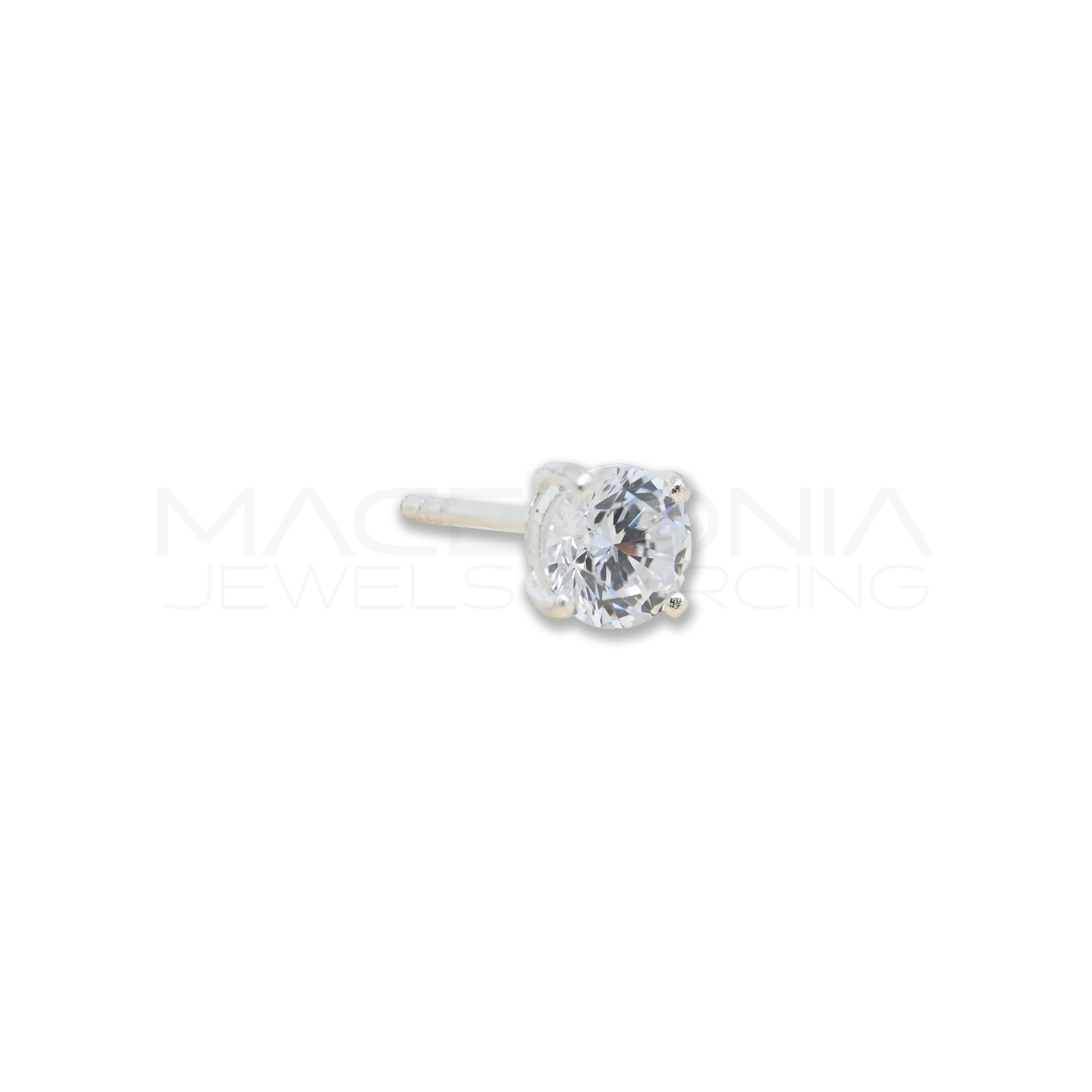 ORECCHINO CON ZIRCONE ARGENTO 925