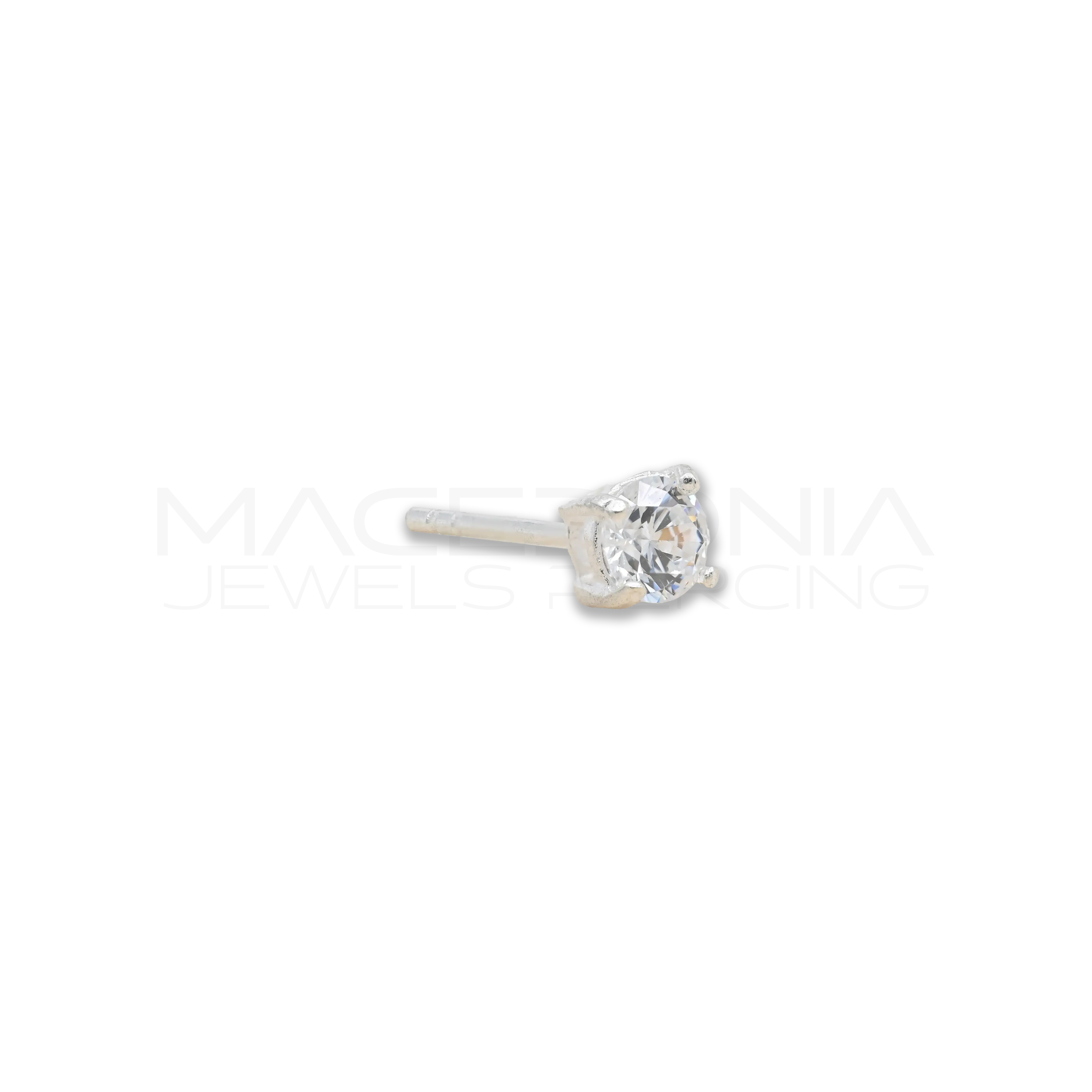 ORECCHINO CON ZIRCONE ARGENTO 925