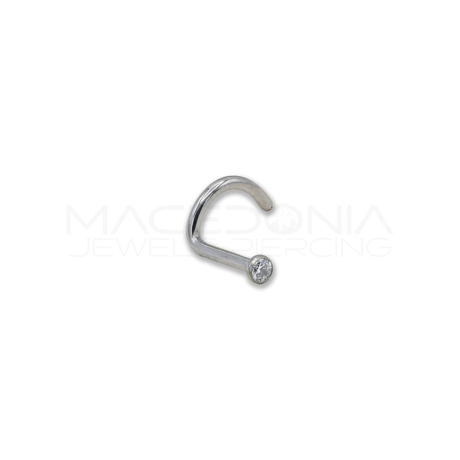 Nostril in Titanio G23 con Zircone