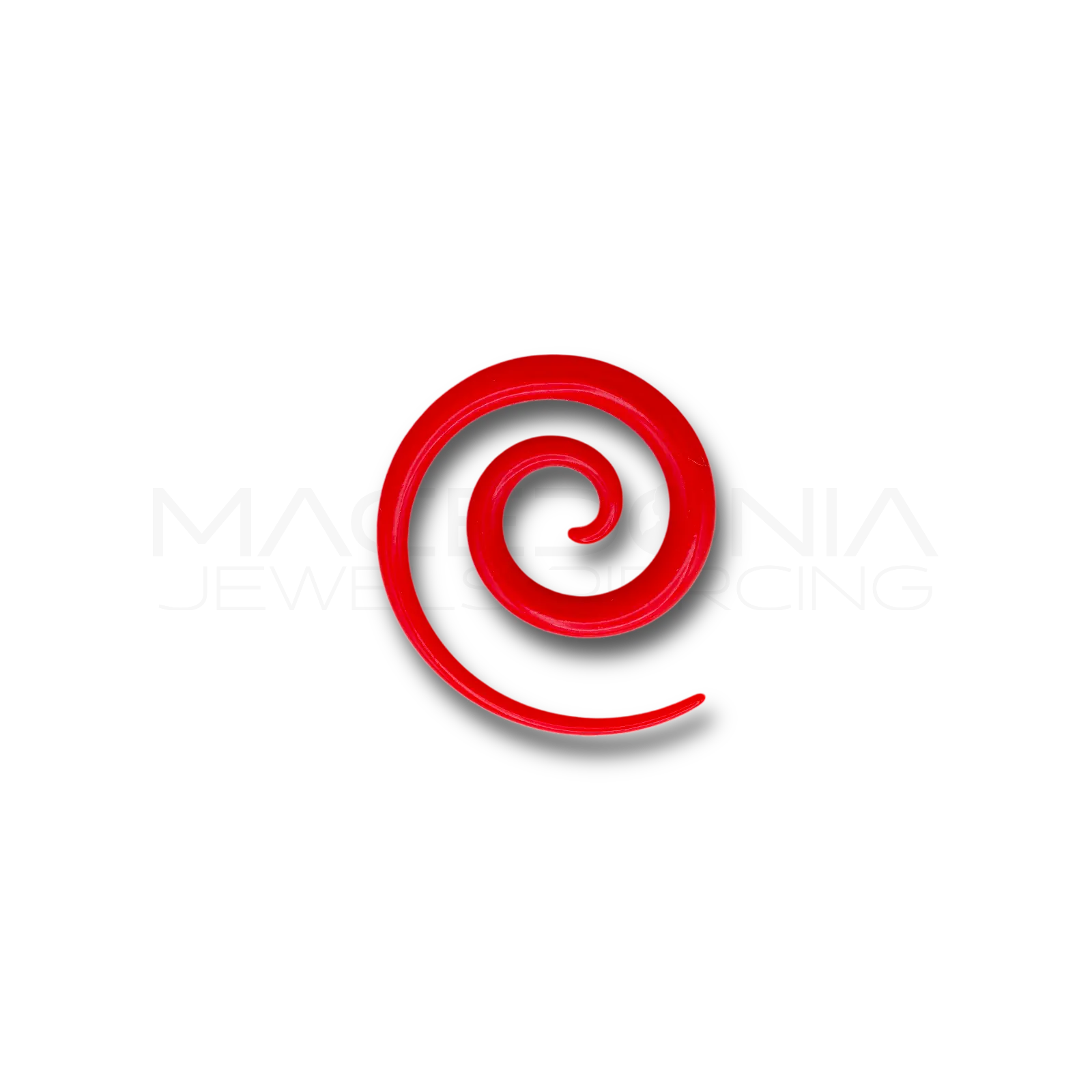 Dilatatore a Spirale in Acrilico rosso