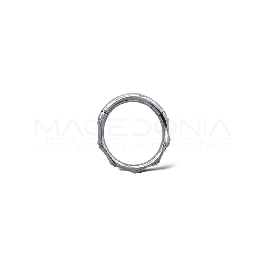 Piercing Clicker con Fantasia a Punte in Acciaio Chirurgico 316L