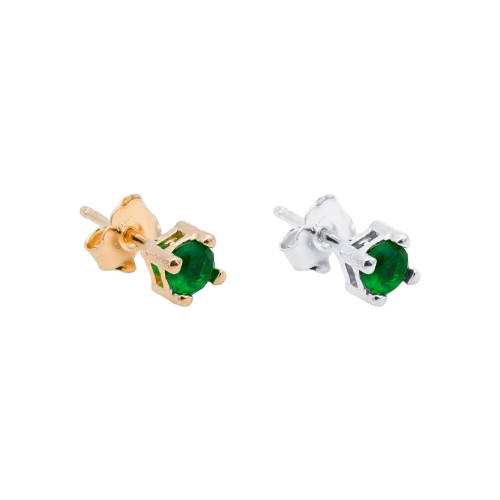 ORECCHINO CON ZIRCONE VERDE