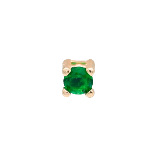 ORECCHINO CON ZIRCONE VERDE