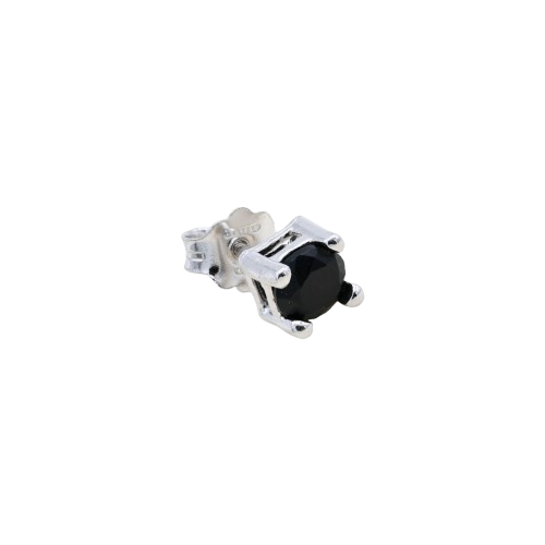 ORECCHINO CON ZIRCONE NERO