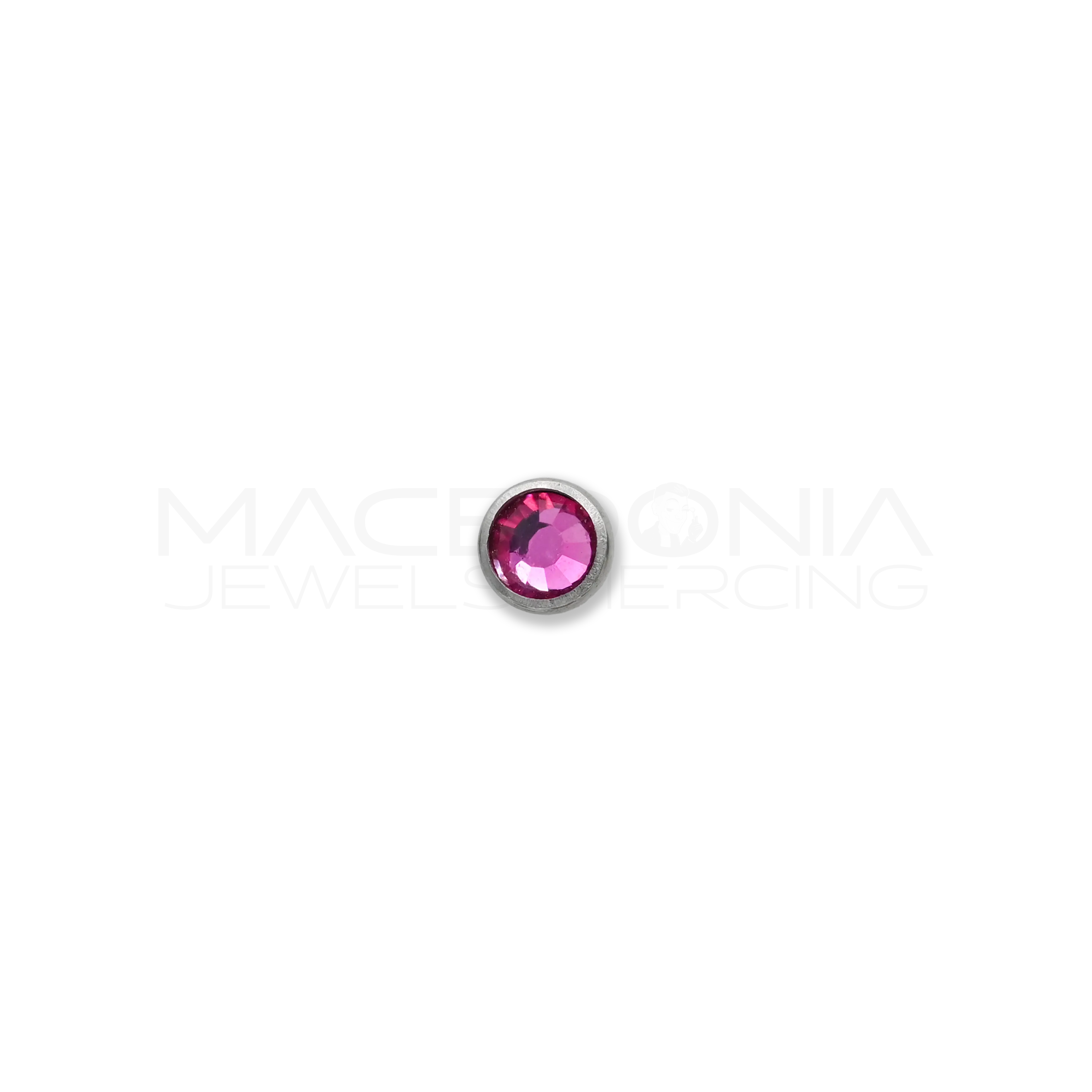 Palline con Zircone 3mm in Acciaio Chirurgico 316L – Filettatura 1.2mm