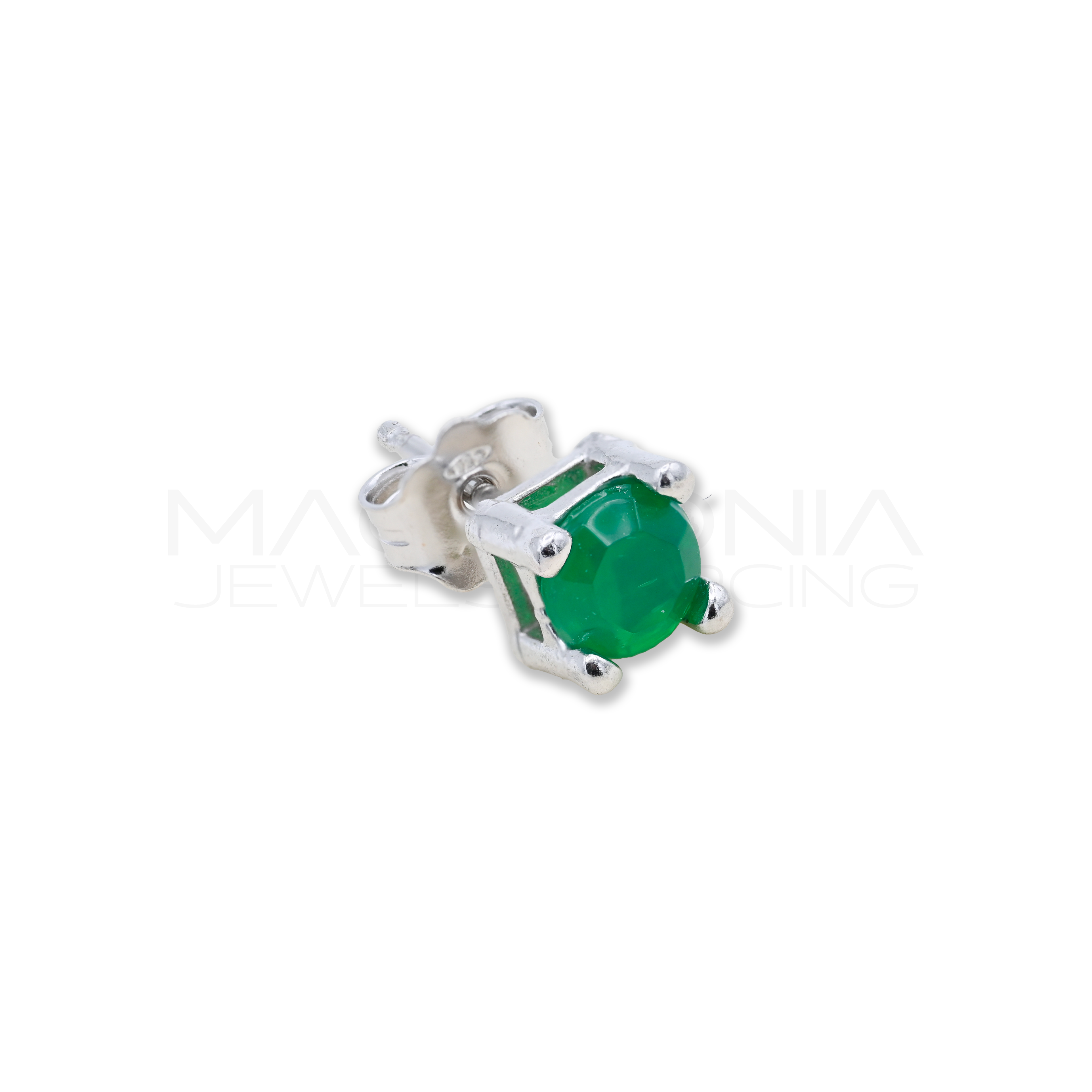 ORECCHINO CON ZIRCONE VERDE