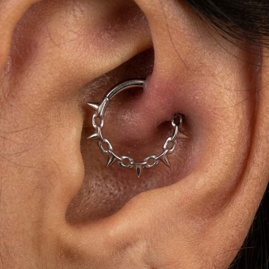Piercing con punte in Titanio G23 - Piercing per Lobo, helix, daith, septum