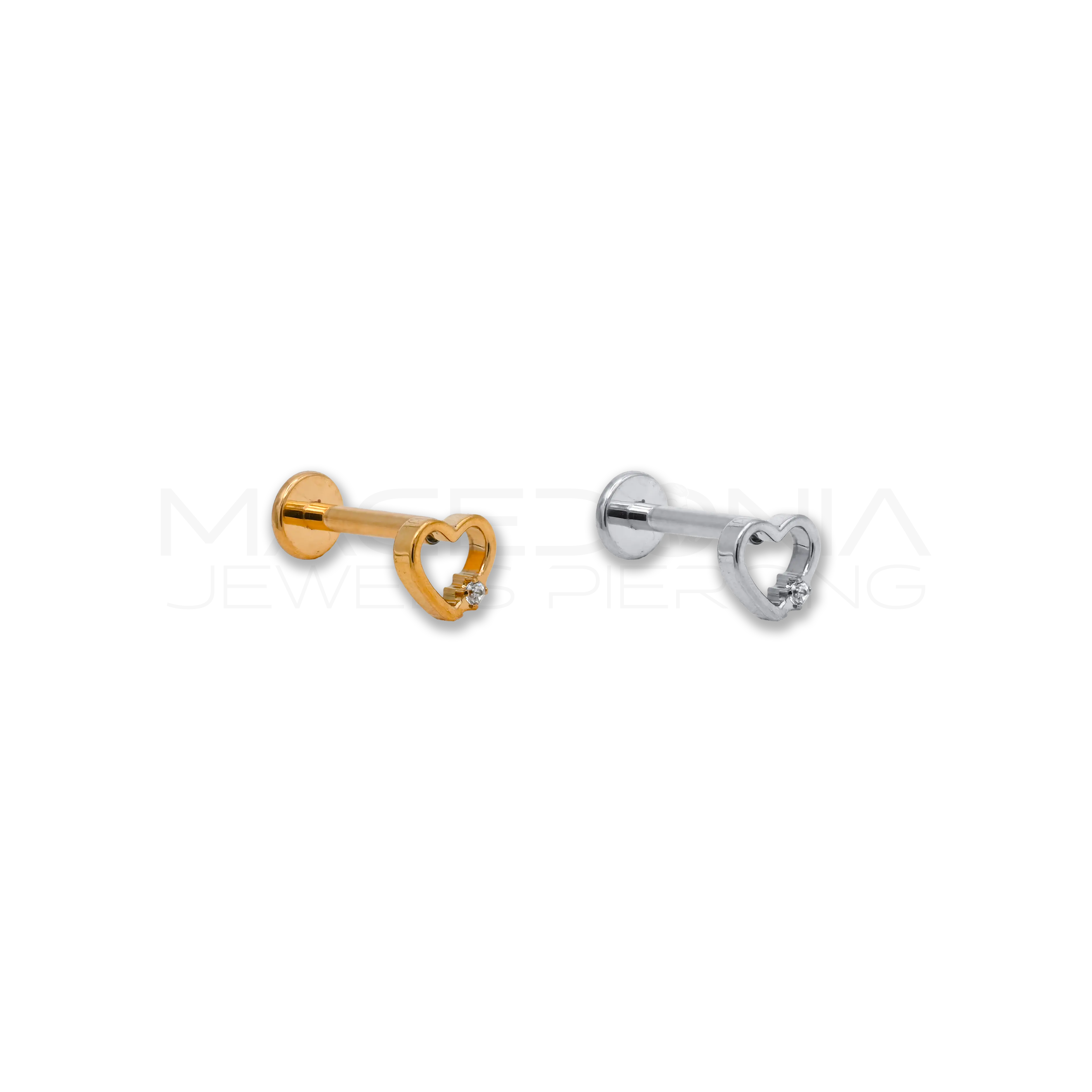 Piercing Barretta in Titanio con Cuore