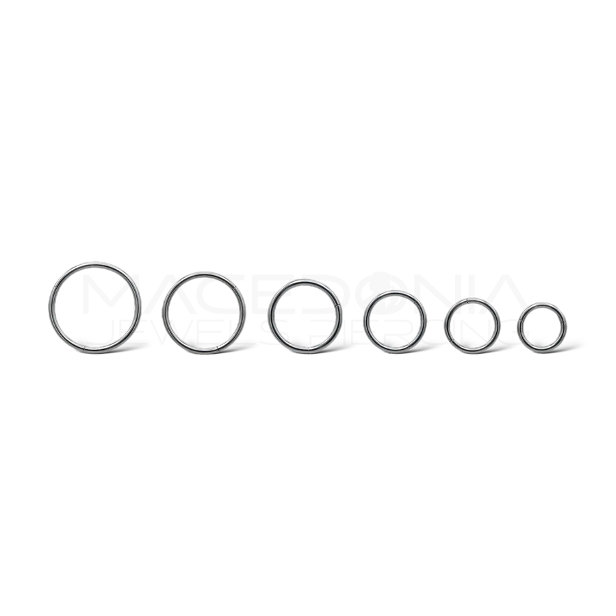 Orecchino a Cerchio in Acciaio Chirurgico 316L – Piercing Orecchio e Nostril