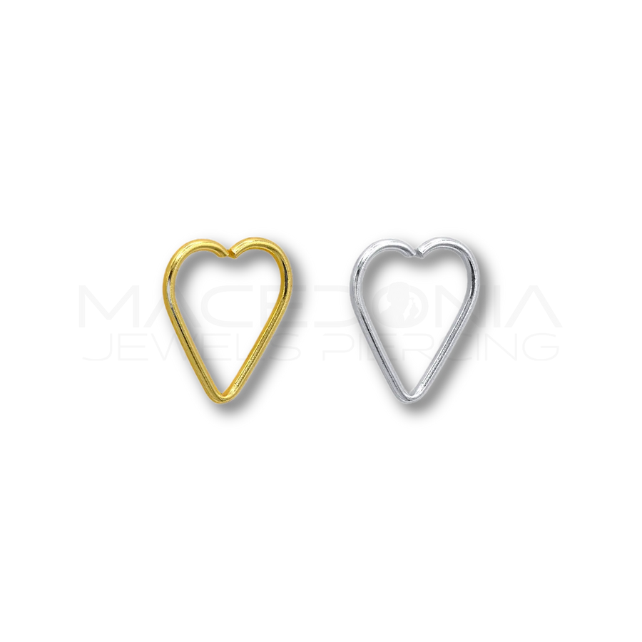 Nostril in Argento 925 con Cuore Minimal