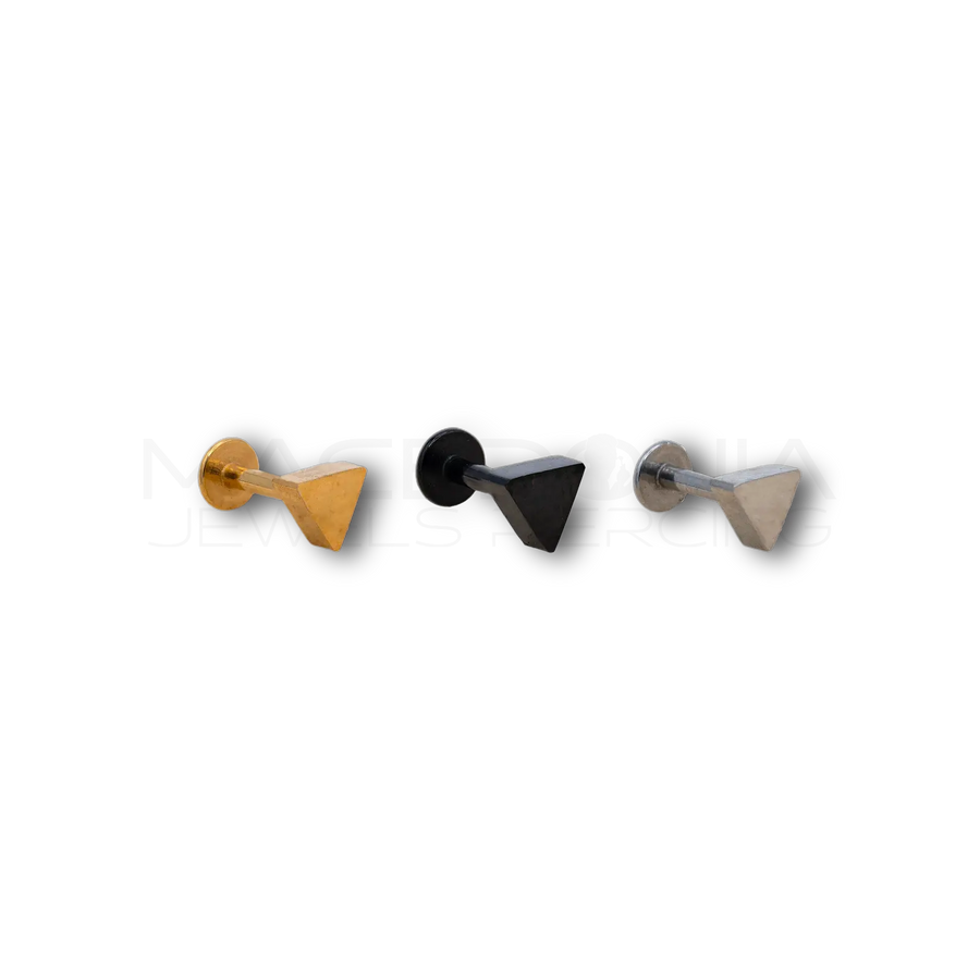 Piercing con Triangolo in Acciaio Chirurgico 316L