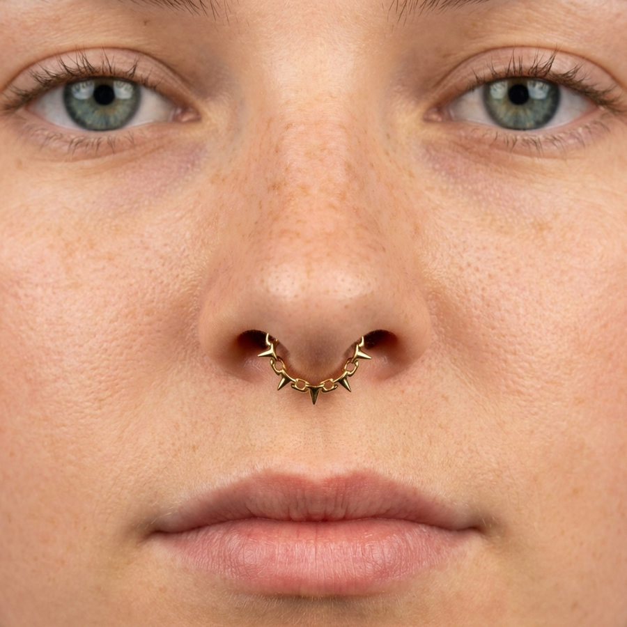 Piercing con punte in Titanio G23 - Piercing per Lobo, helix, daith, septum