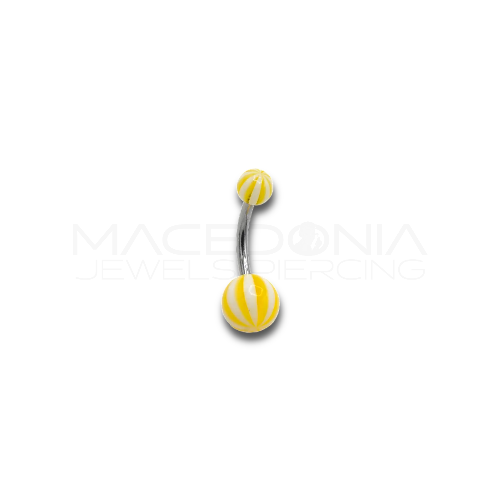 BANANA CON PALLINE A STRISCE