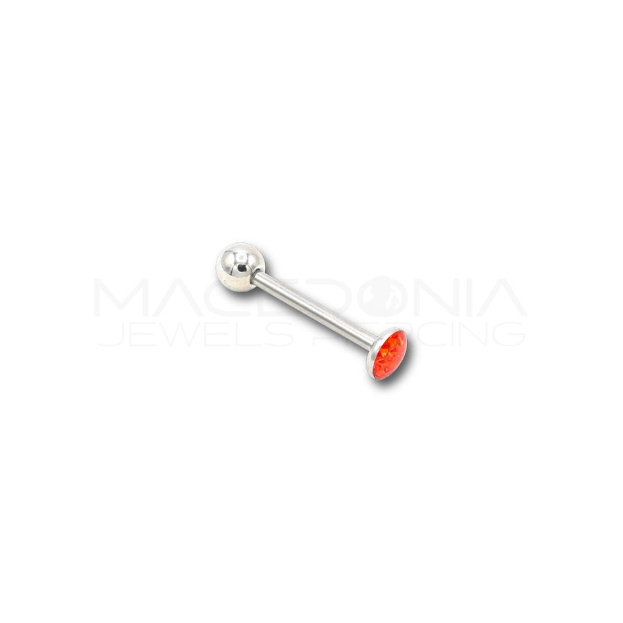 Barbell in Acciaio Chirurgico 316L con Toppa Glitterata