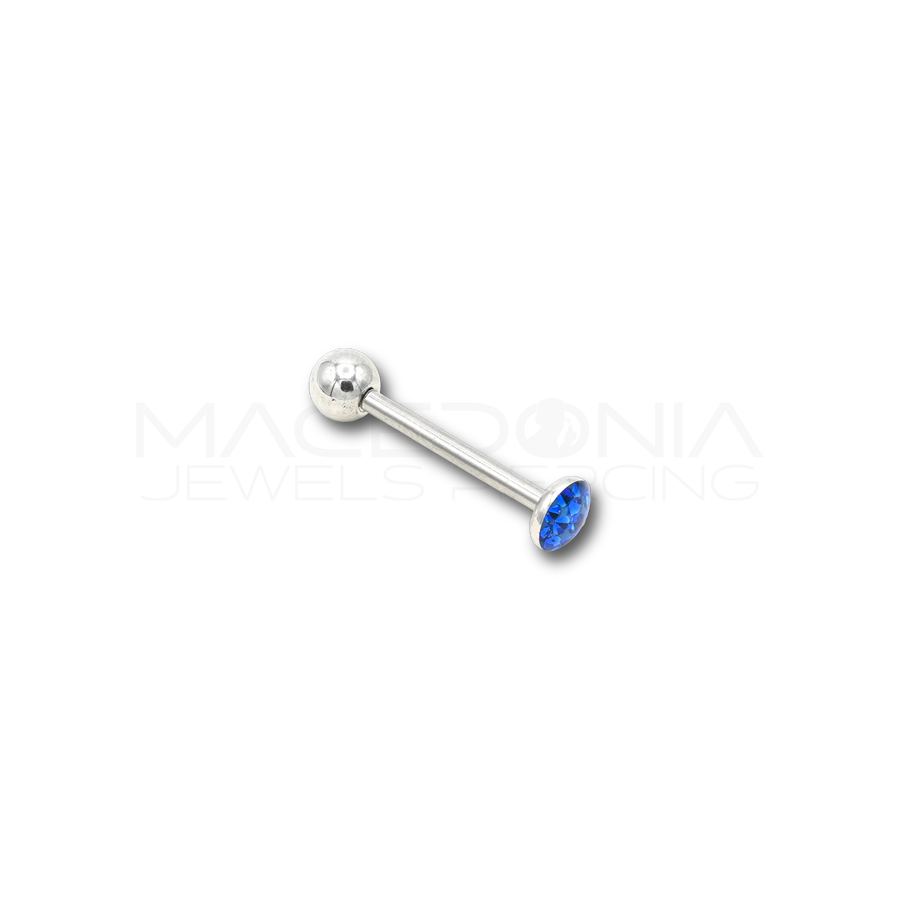 Barbell in Acciaio Chirurgico 316L con Toppa Glitterata