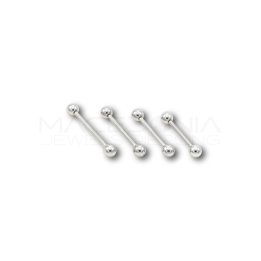 Barbell in Acciaio Chirurgico 316L di Colore Argento