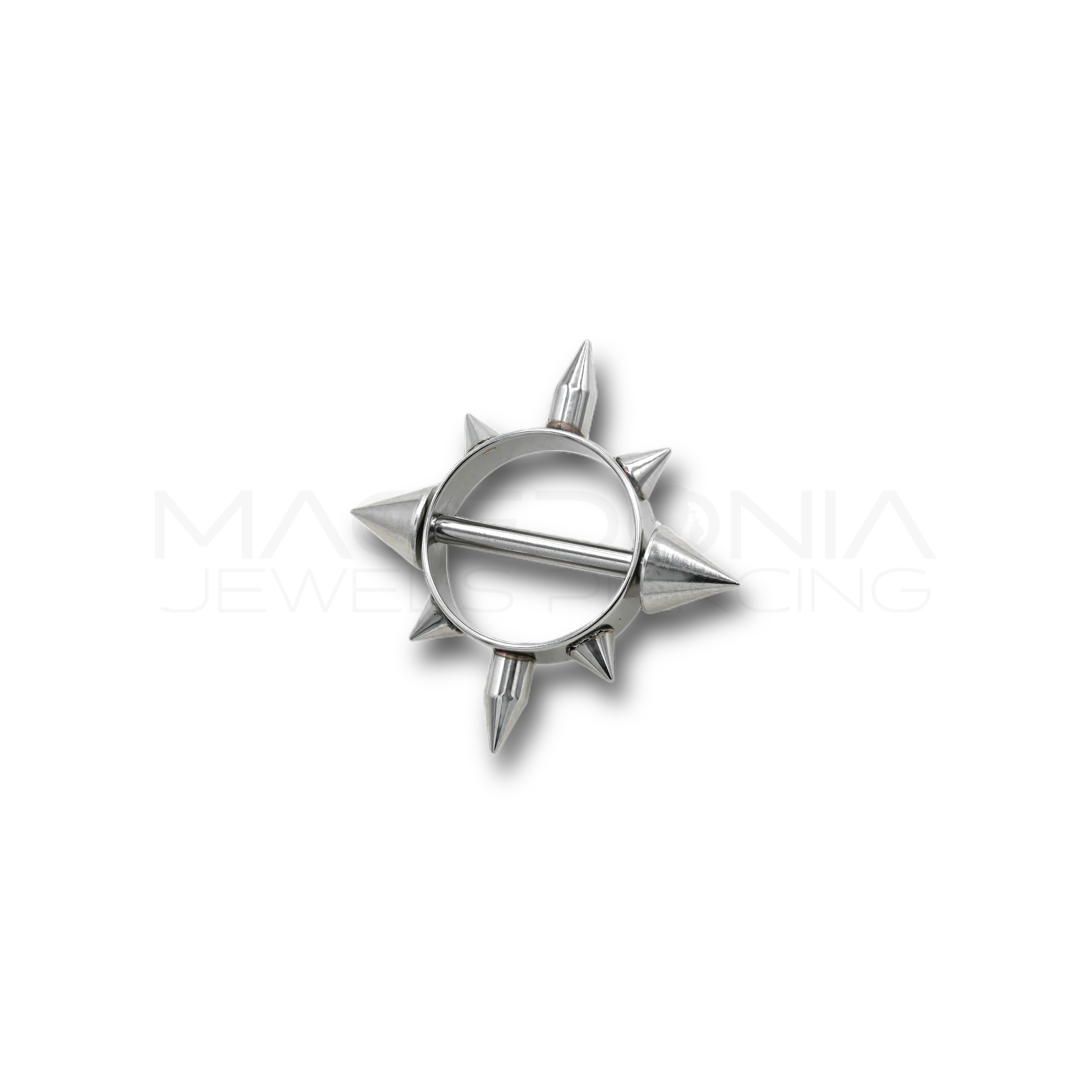 PIERCING DA CAPEZZOLO CON CERCHIO A PUNTE