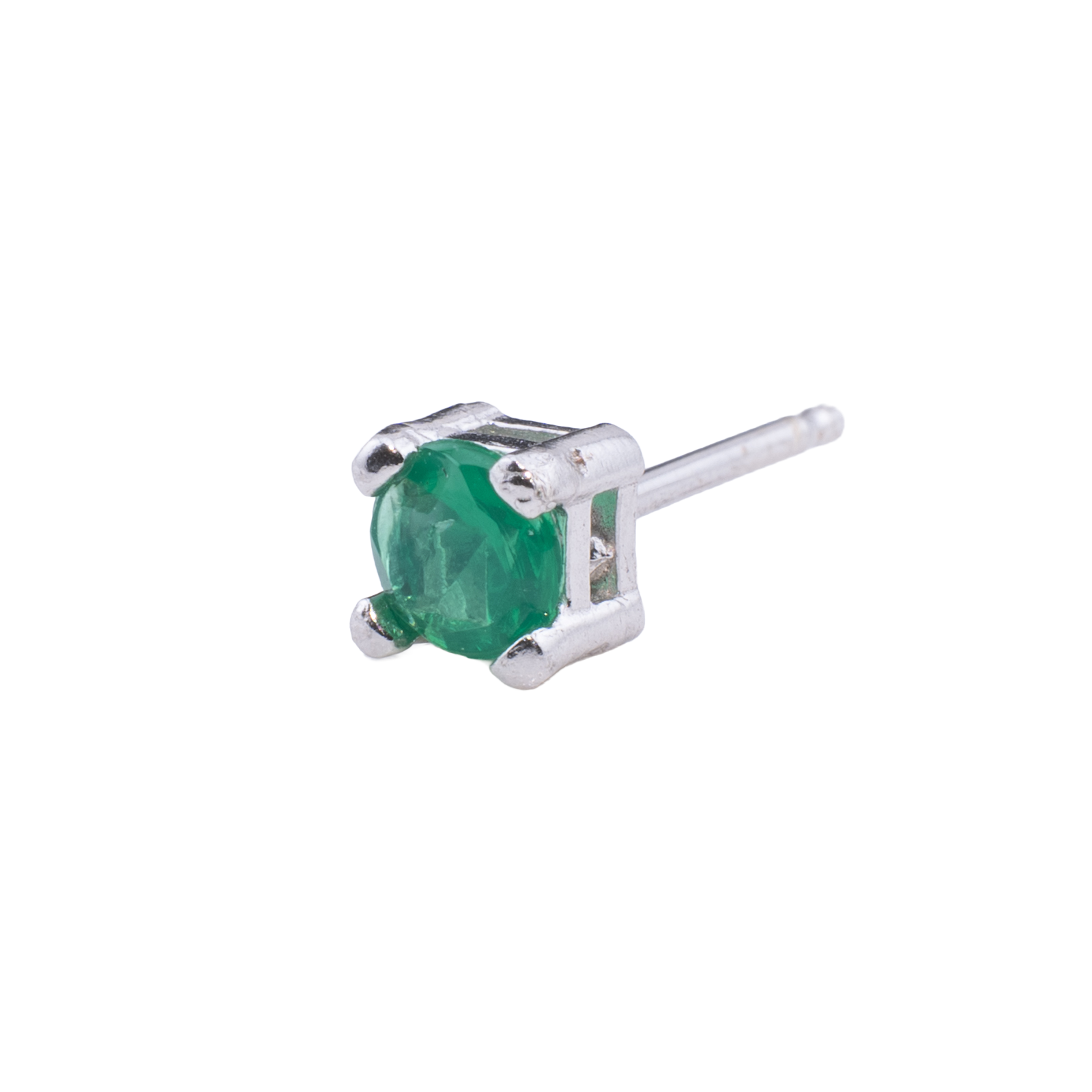 ORECCHINO CON ZIRCONE VERDE